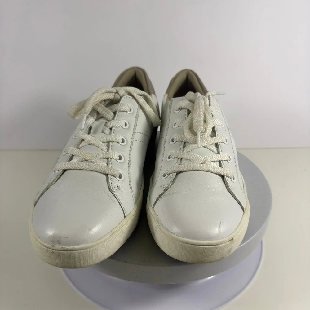 Naturalizer Womens Sneakers White Leather Lace Up‎ Comfort Casual Shoes 10